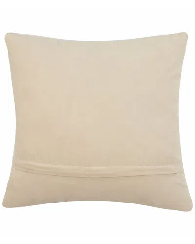 Makers Collective Daisy Wool Hook Pillow In Green