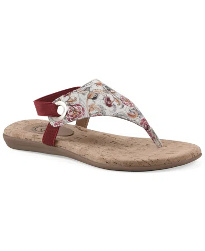 White Mountain Lifeway Sandal In Multi