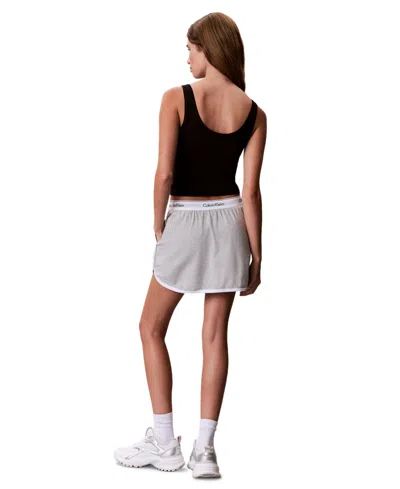 Calvin Klein Performance Women's Pull-on Skort In Gray