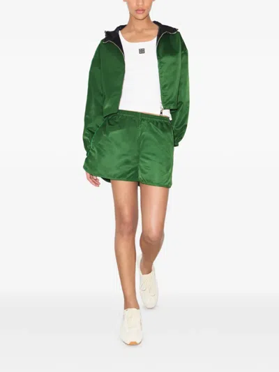 Tory Burch Reversible Cropped Nylon Jacket In Multi