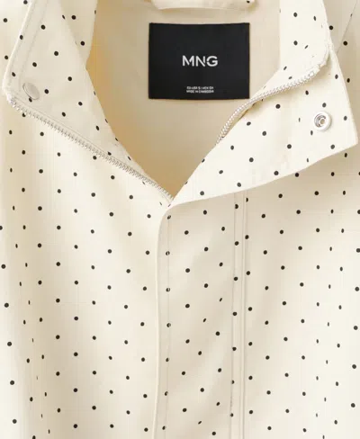 Mango Chaqueta Dots Jacket In Neutral