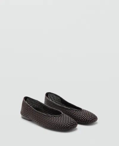 Mango Braided Ballet Flat In Multi