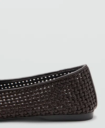 Mango Braided Ballet Flat In Multi