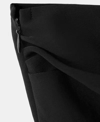 Mango Asymmetric Twist Strap Jumpsuit In Black