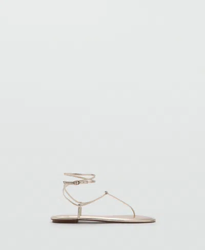 Mango Ankle Strap Sandal In Multi