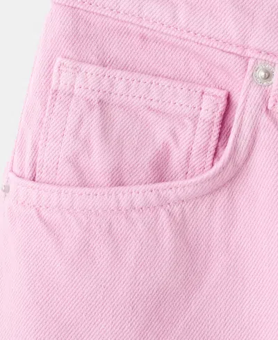 Mango Open-back Crop Top In Pink