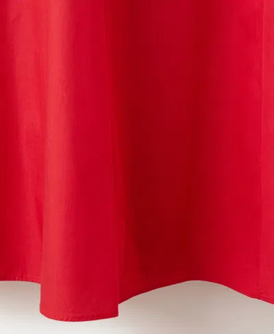 Mango Flared Midi-dress In Red