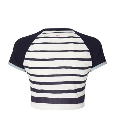 Fendi Crew Neck T-shirt In Multi