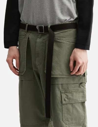 Wtaps Webbing / Belt / Acrylic In Black