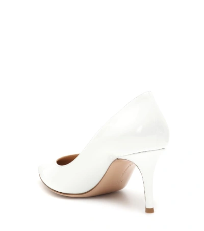 Shop Gianvito Rossi Exclusive To Mytheresa.com - Gianvito 70 Patent Leather Pumps In White