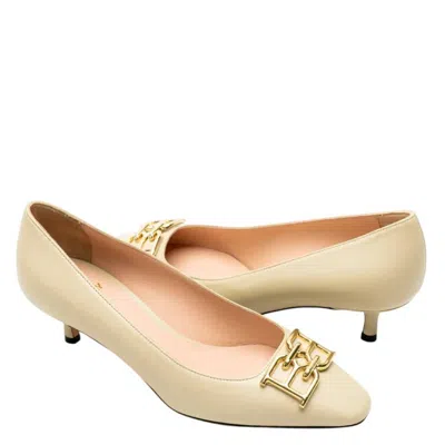 Bally Evanca 45 Leather Pumps In Multi