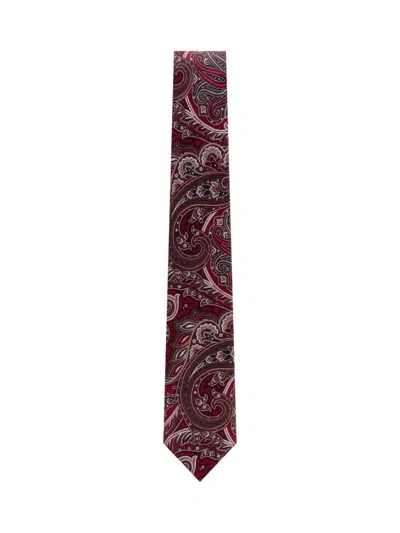 Gabriele Pasini Paisley-patterned Tie In Red