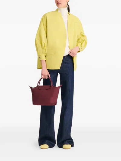 Longchamp 르 플리아쥬 원 숄더 백 In Burgundy