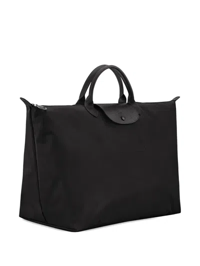 Longchamp 르 플리아쥬 원 트래블 백 In Black