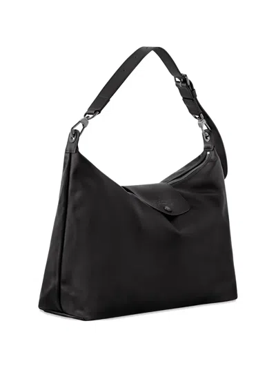 Longchamp 르 플리아쥬 엑스트라 레더 숄더 백 In Brown