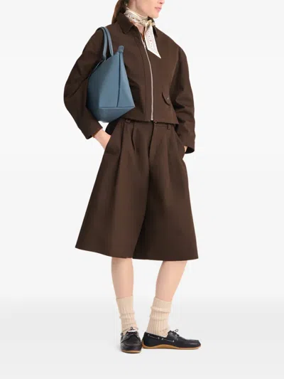 Longchamp 르 플리아쥬 원 숄더 백 In Gray