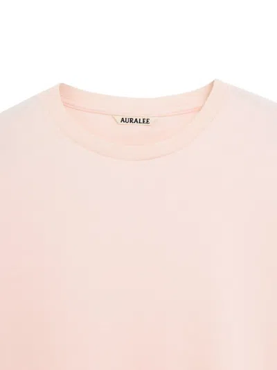 Auralee Long-sleeve Raw-edge T-shirt In Multi