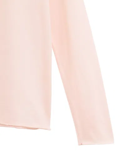 Auralee Long-sleeve Raw-edge T-shirt In Multi