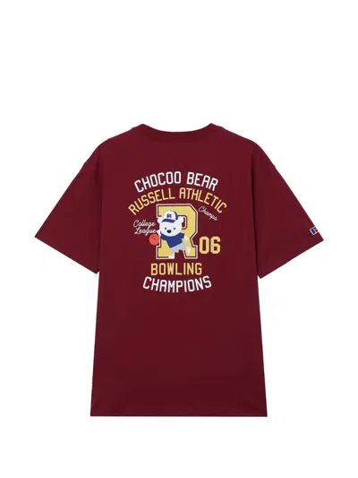 Chocoolate Graphic-print T-shirt In Red