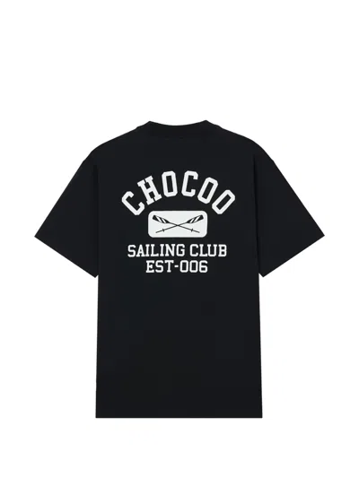 Chocoolate Logo-print T-shirt In Black