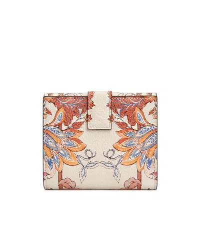 Ferragamo Snap Fold Wallet In Multi