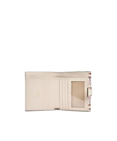 Ferragamo Snap Fold Wallet In Multi