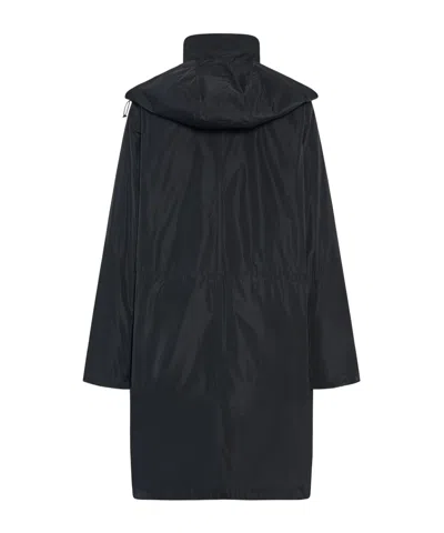 The Row Aldara Technical Coat In Black