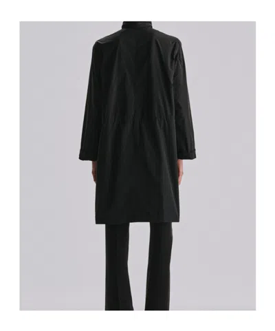 The Row Aldara Technical Coat In Black