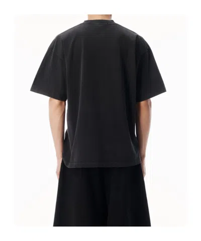 Alexander Wang Gradient Logo Short Sleeve Tee In Multi
