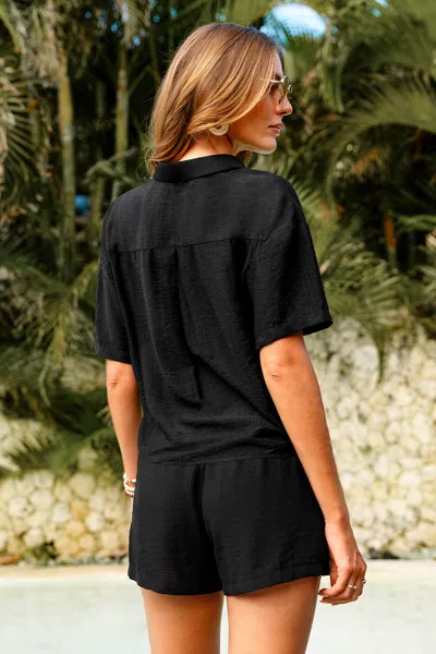 Cupshe At First Sight Black Shirt In Multi