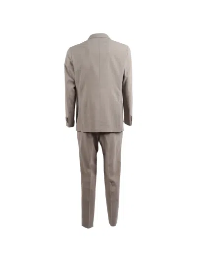 Tombolini Zero Gravity Single-breasted Wool Suit In Gray