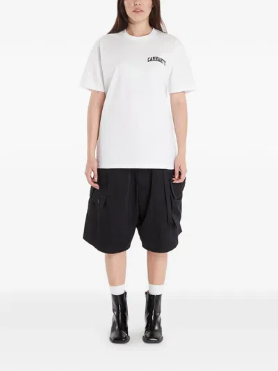 Carhartt University Script Cotton T-shirt In White
