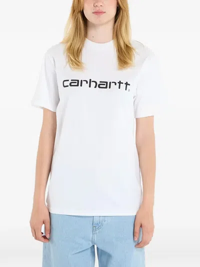 Carhartt Script T-shirt In White