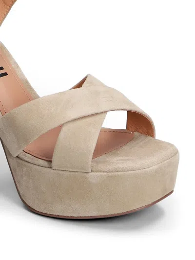 Bibi Lou Primrose Platform Sandals In Blue