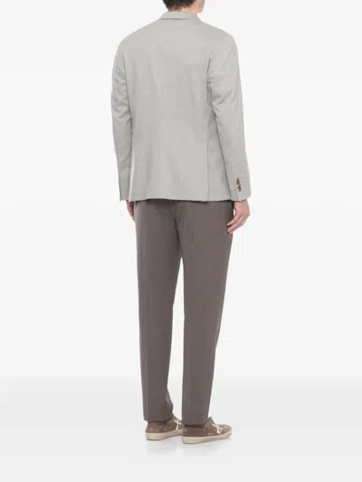 Latorre Houndstooth-pattern Blazer In Gray