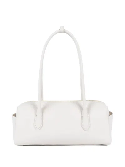 Lancaster Cube Shoulder Bag In White