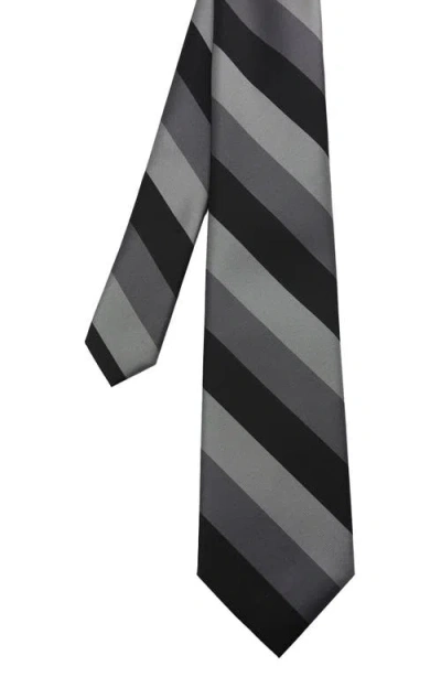 Dkny Stripe Tie In Black