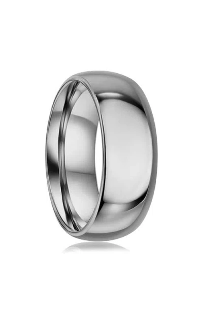 Metallo Band Ring In Silver