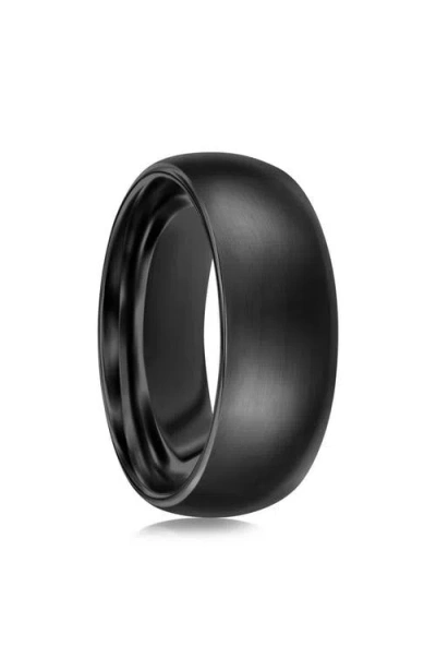 Metallo Band Ring In Black