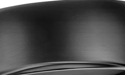 Metallo Band Ring In Black