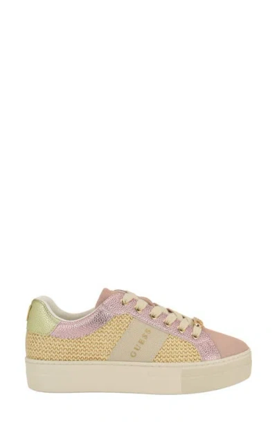 Guess Prym Sneaker In Pink