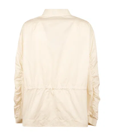 Ermanno Scervino Lace-detail Drawstring Jacket In Neutral
