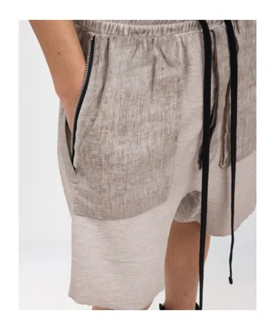 Thom Krom Drawstring Shorts In Neutral