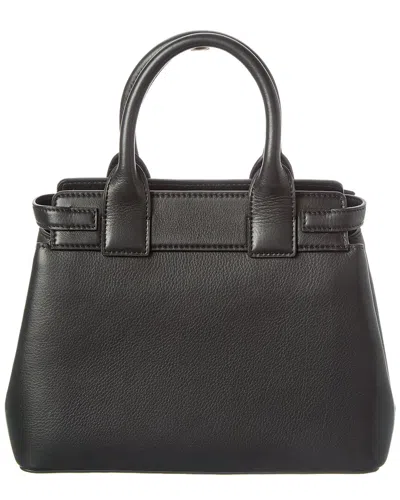 Celine Leather Top Handle Bag In Black