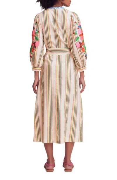 Boden Octavia Cotton Midi Dress In Neutral