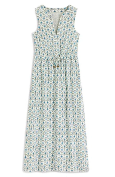 Boden Delphine Cotton Jersey Midi Dress In Blue