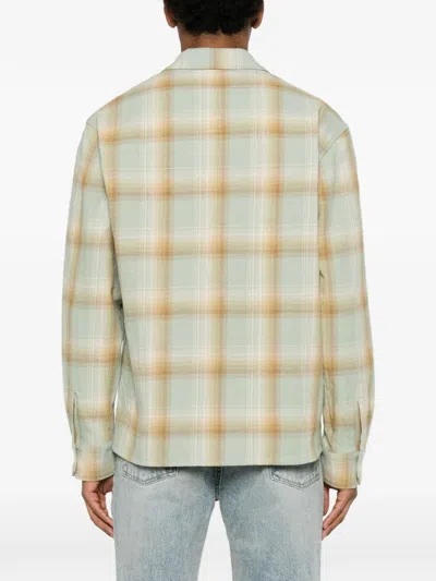 Second / Layer Logan Ombre Checked Shirt In Multi