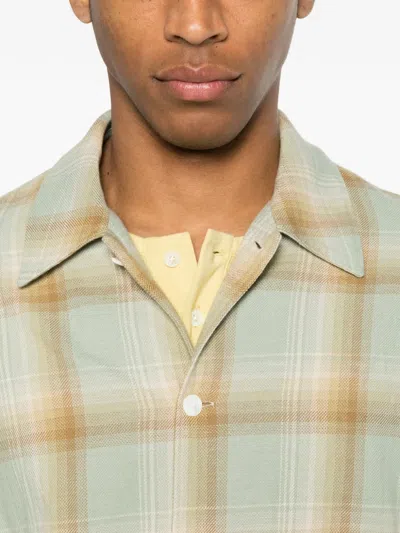 Second / Layer Logan Ombre Checked Shirt In Multi
