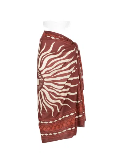 Johanna Ortiz Golden Horizon Pareo Swim Cover-up In Multi