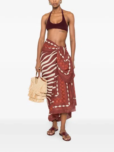 Johanna Ortiz Golden Horizon Pareo Swim Cover-up In Multi